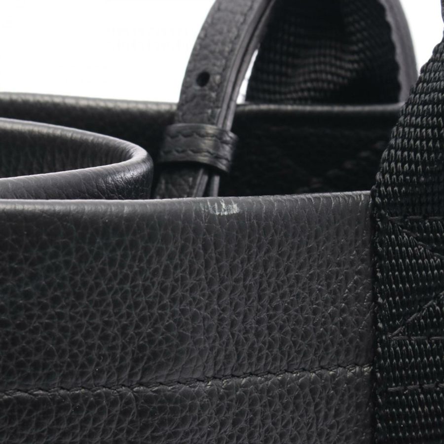 BALENCIAGA HARDWARE 手提單肩包 671400 黑色皮革 二手 女士 Logo-7