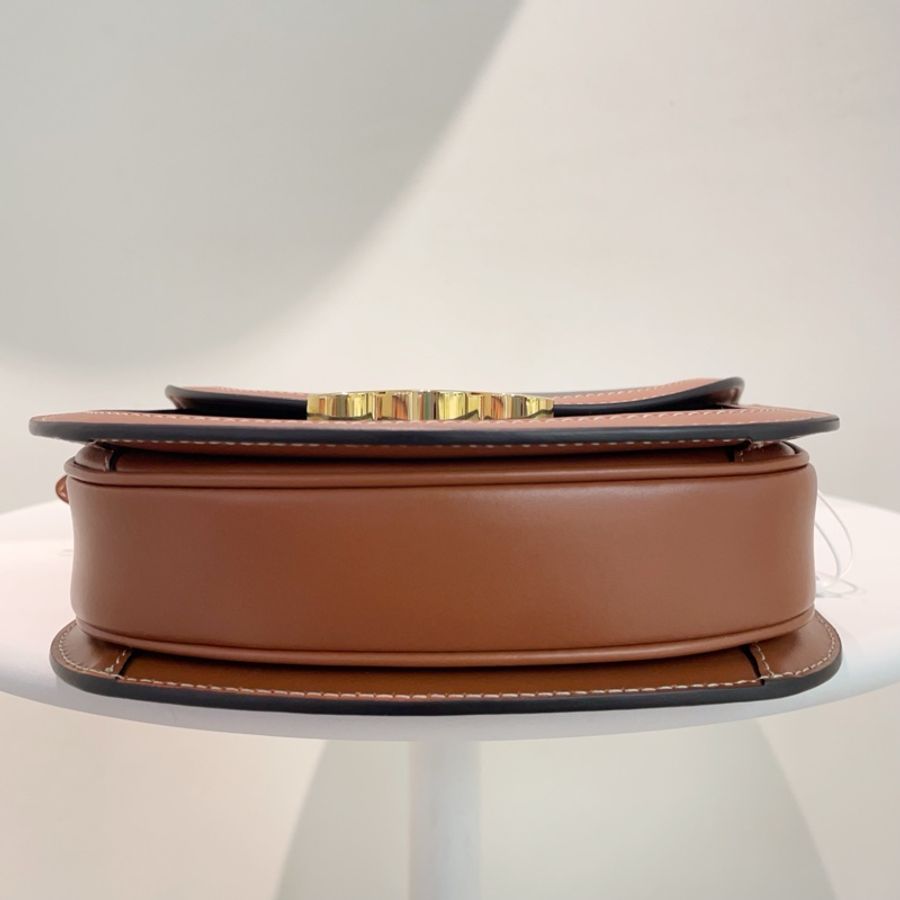 98新Celine 凱旋門金扣馬鞍包 23年新款 無附件-3