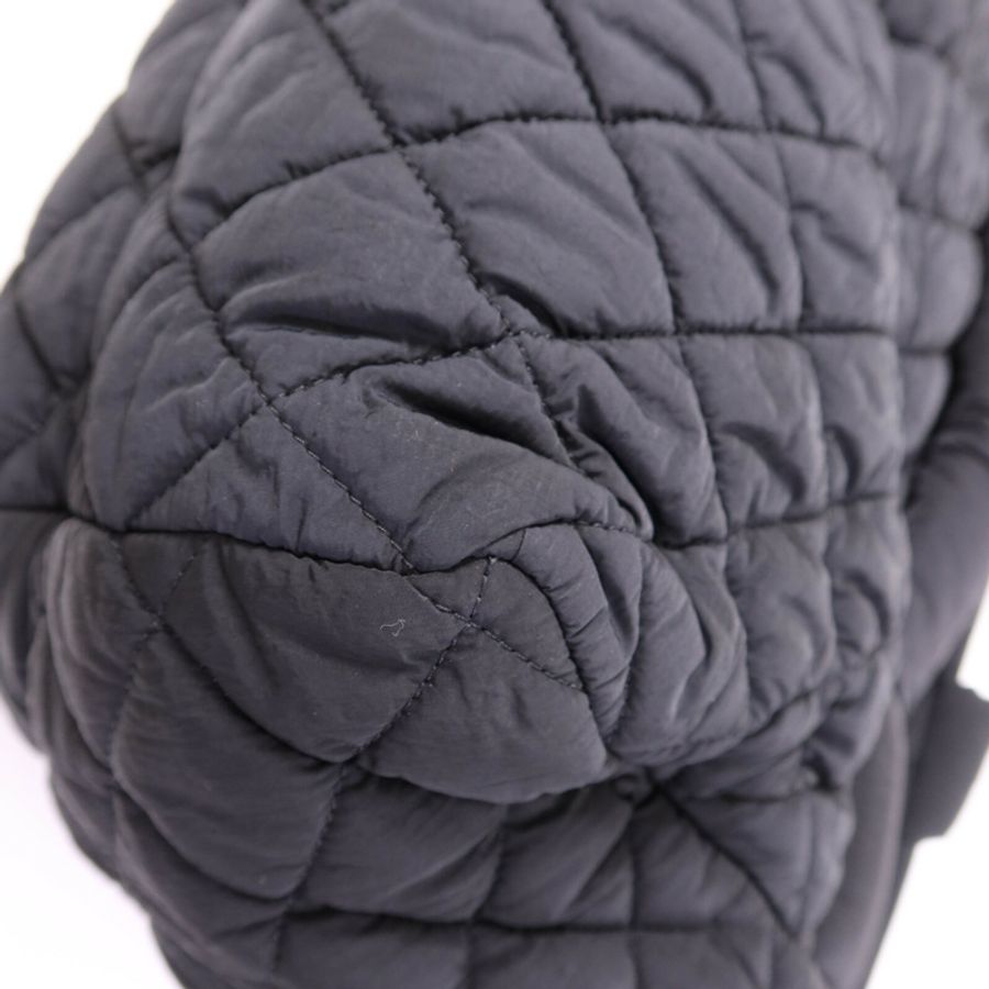 CHANEL 尼龍Coco CoCoon銀扣手挽袋-11