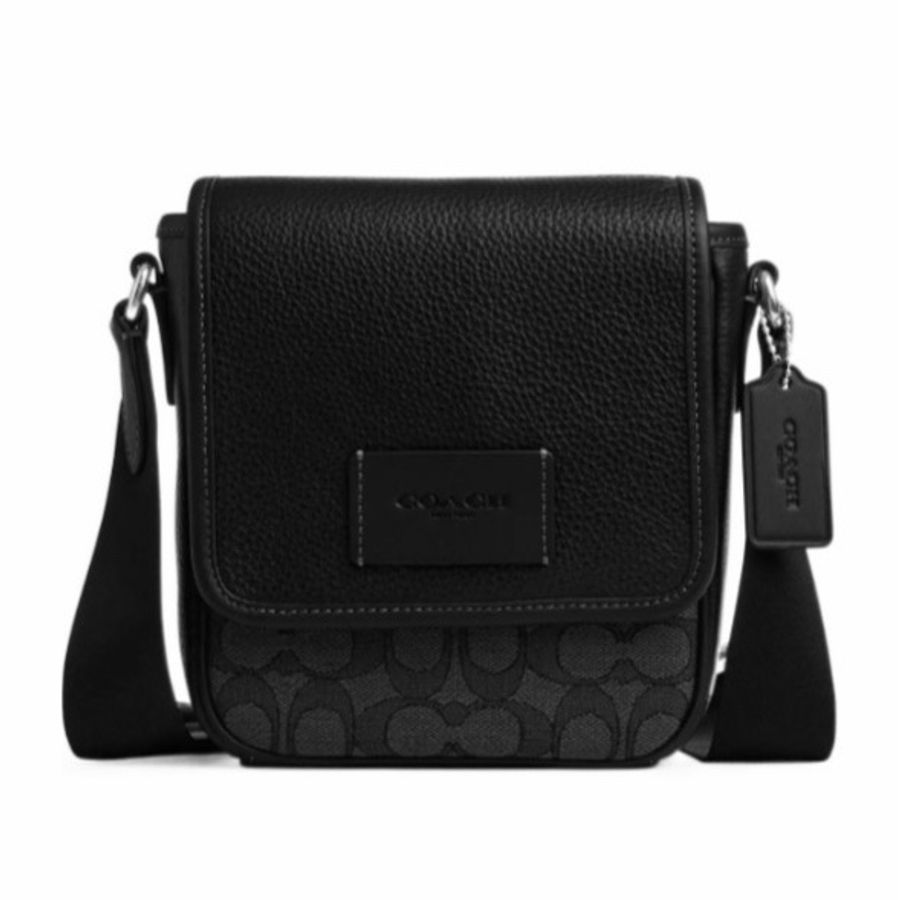 Coach 男士 Lucas 斜挎包均碼碼15.24cm*6.35cm*17cm-3