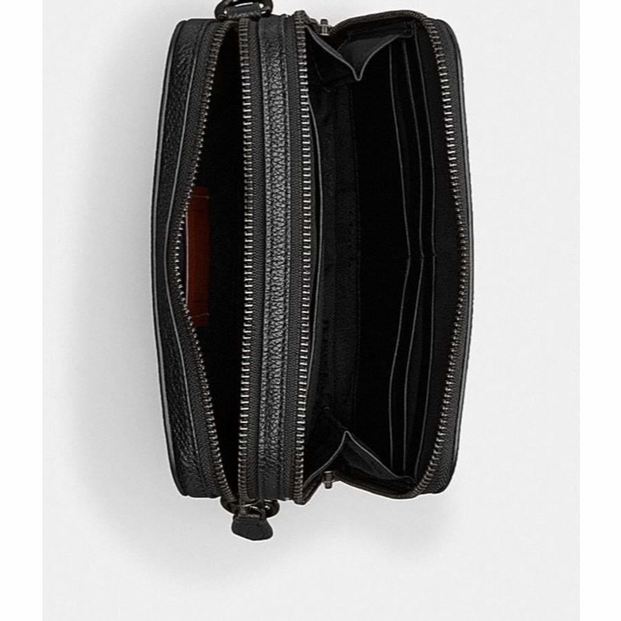 Coach 男士 拉鍊單肩包均碼碼19cm*5.5cm*13cm-5