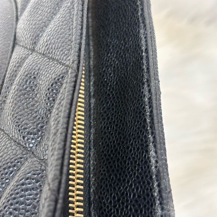 Chanel 1804 GST BOOKTOTE 黑色荔枝皮 金幣包 肩背包 手提包 托特包-30