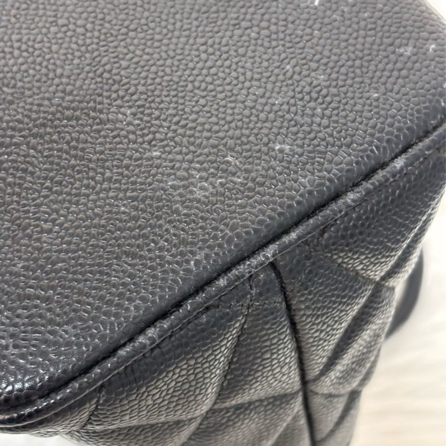 Chanel 1804 GST BOOKTOTE 黑色荔枝皮 金幣包 肩背包 手提包 托特包-40