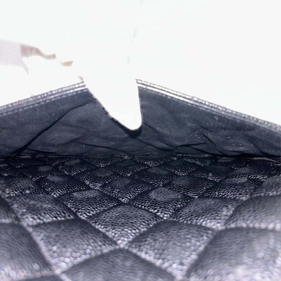 Chanel 1804 GST BOOKTOTE 黑色荔枝皮 金幣包 肩背包 手提包 托特包-42
