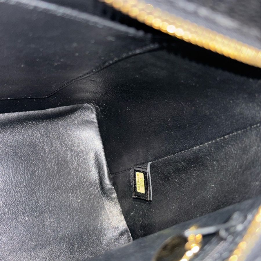 Chanel 1804 GST BOOKTOTE 黑色荔枝皮 金幣包 肩背包 手提包 托特包-46