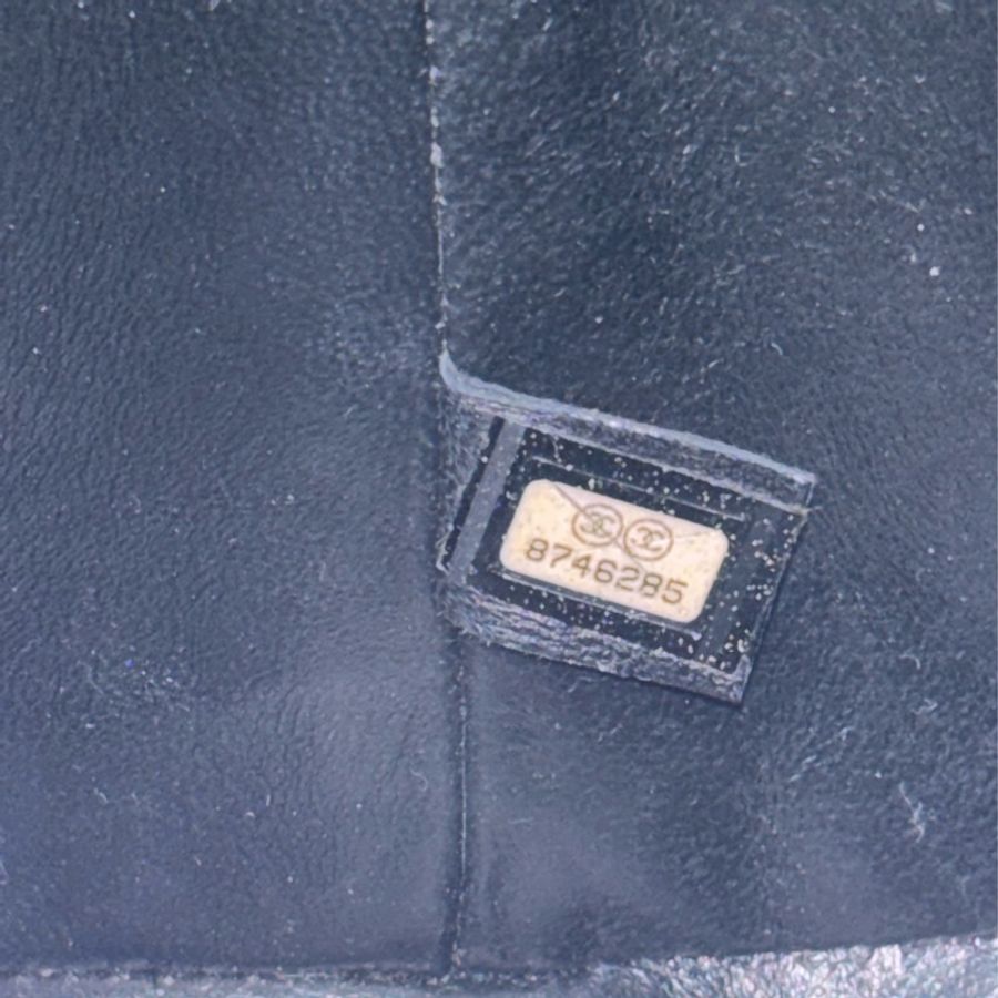 Chanel 1804 GST BOOKTOTE 黑色荔枝皮 金幣包 肩背包 手提包 托特包-53