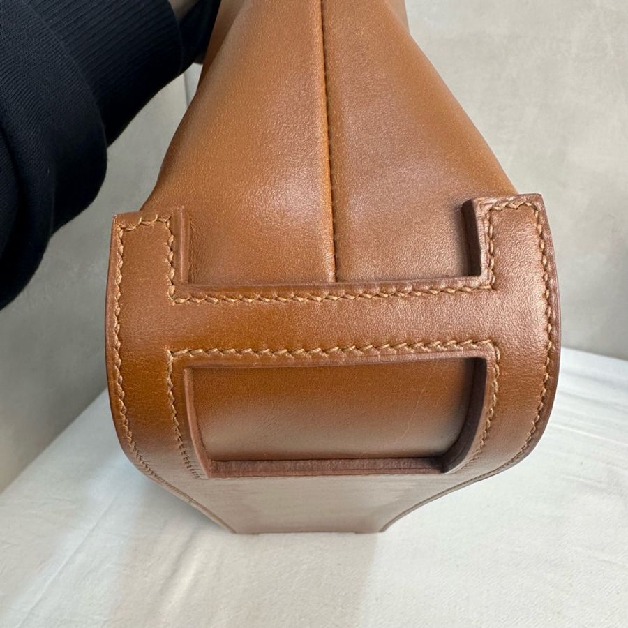 Hermès 手提通勤包 咖啡色-10