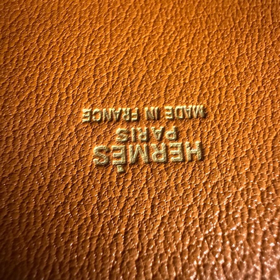 Hermès 手提通勤包 咖啡色-14