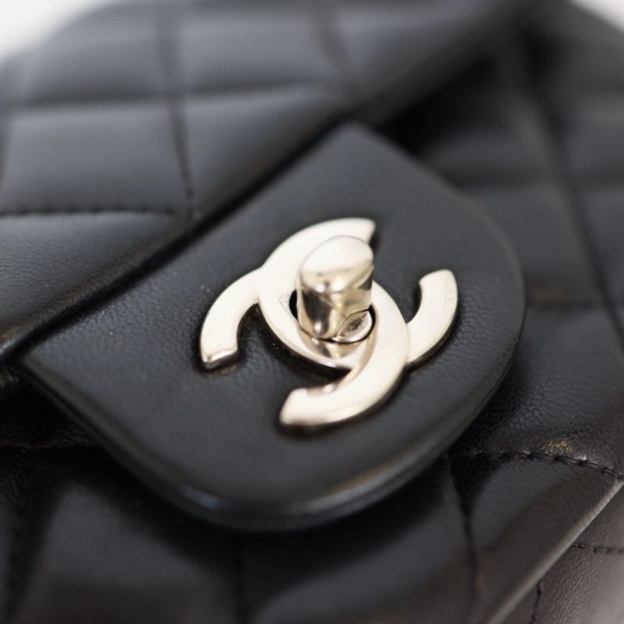 二手Chanel coco cf20 銀釦款-5