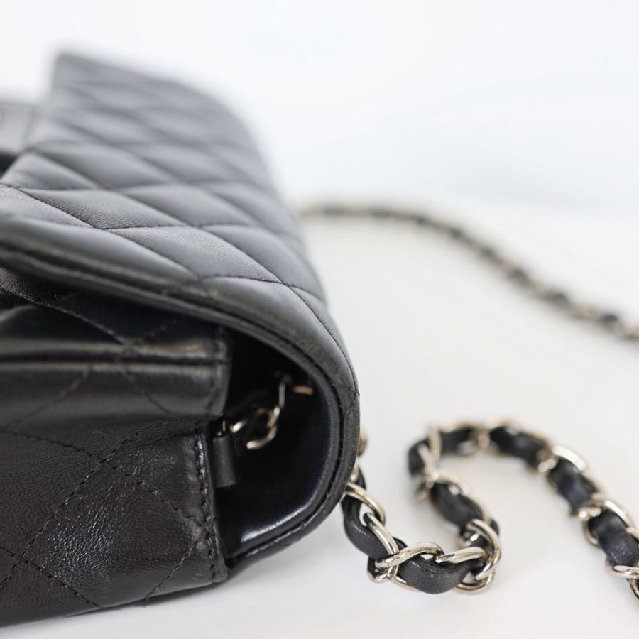 二手Chanel coco cf20 銀釦款-14