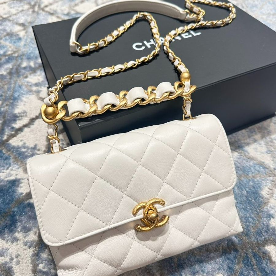 Chanel Flap Bag 香奈兒橫手柄翻蓋包-1