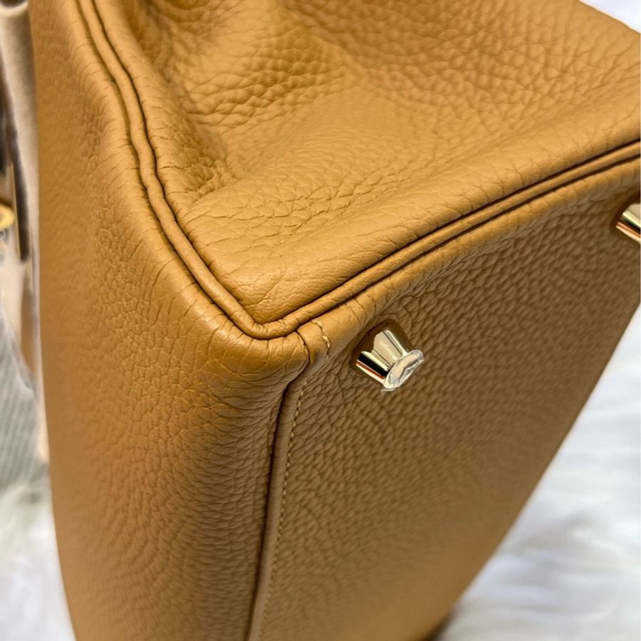 hermes 愛馬仕 Kelly28 芝麻色 金扣 togo Y 閒置-3
