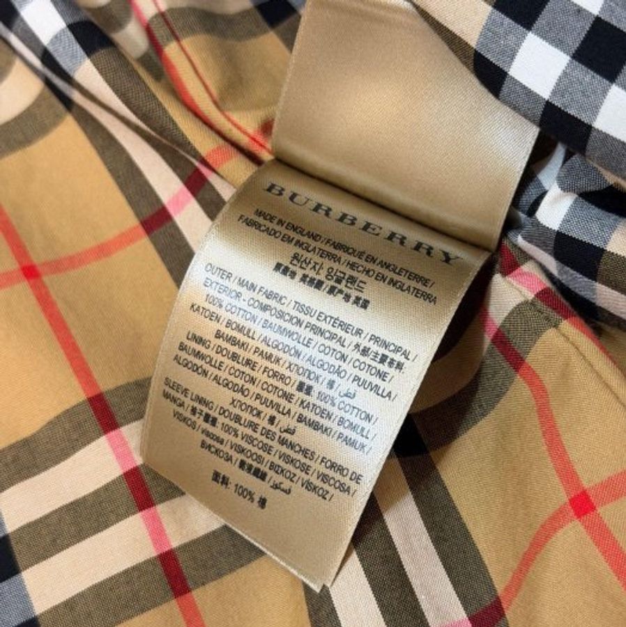BURBERRY英國肯辛頓蜜色風衣UK6-12