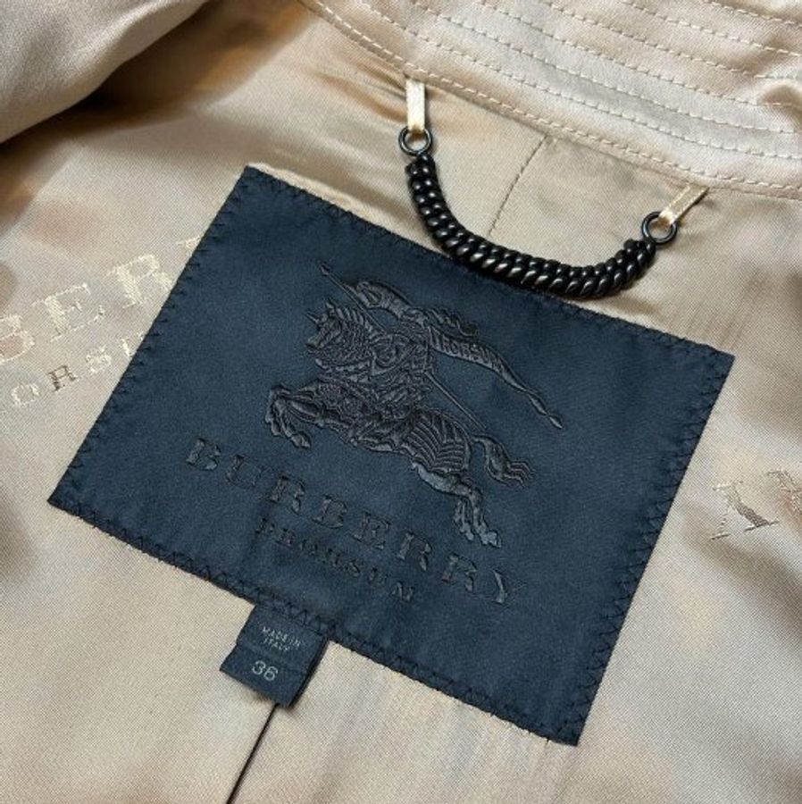 BURBERRY英國PRORSUM金屬色風衣36-11