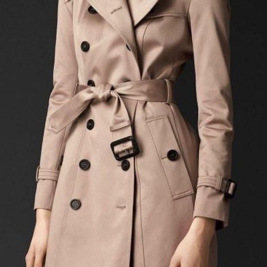 BURBERRY英國PRORSUM金屬色風衣36-0