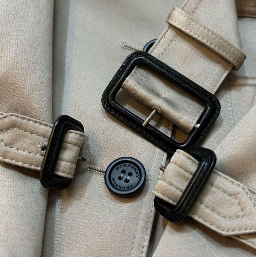 BURBERRY英國PRORSUM金屬色風衣36-5