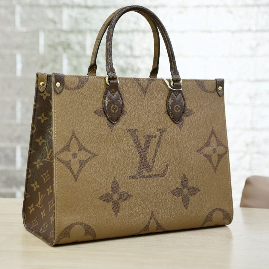 閑置新 LouisVuitton/路易威登 Monogram ONTHEGO 中號手提包-11