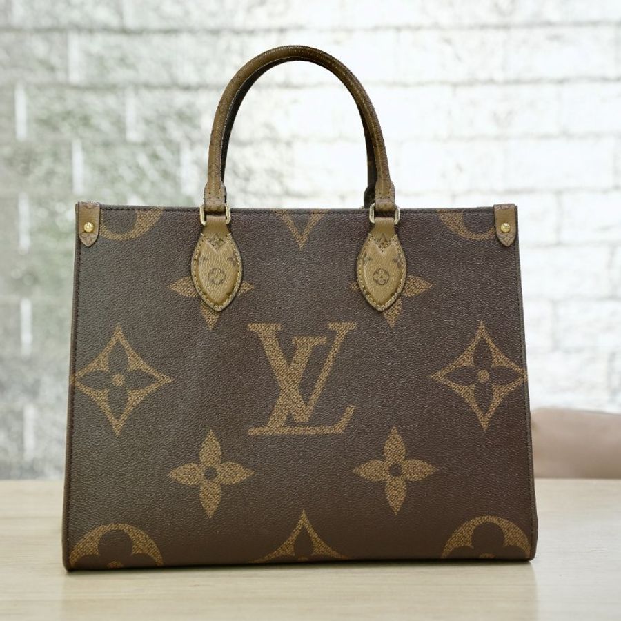 閑置新 LouisVuitton/路易威登 Monogram ONTHEGO 中號手提包-13