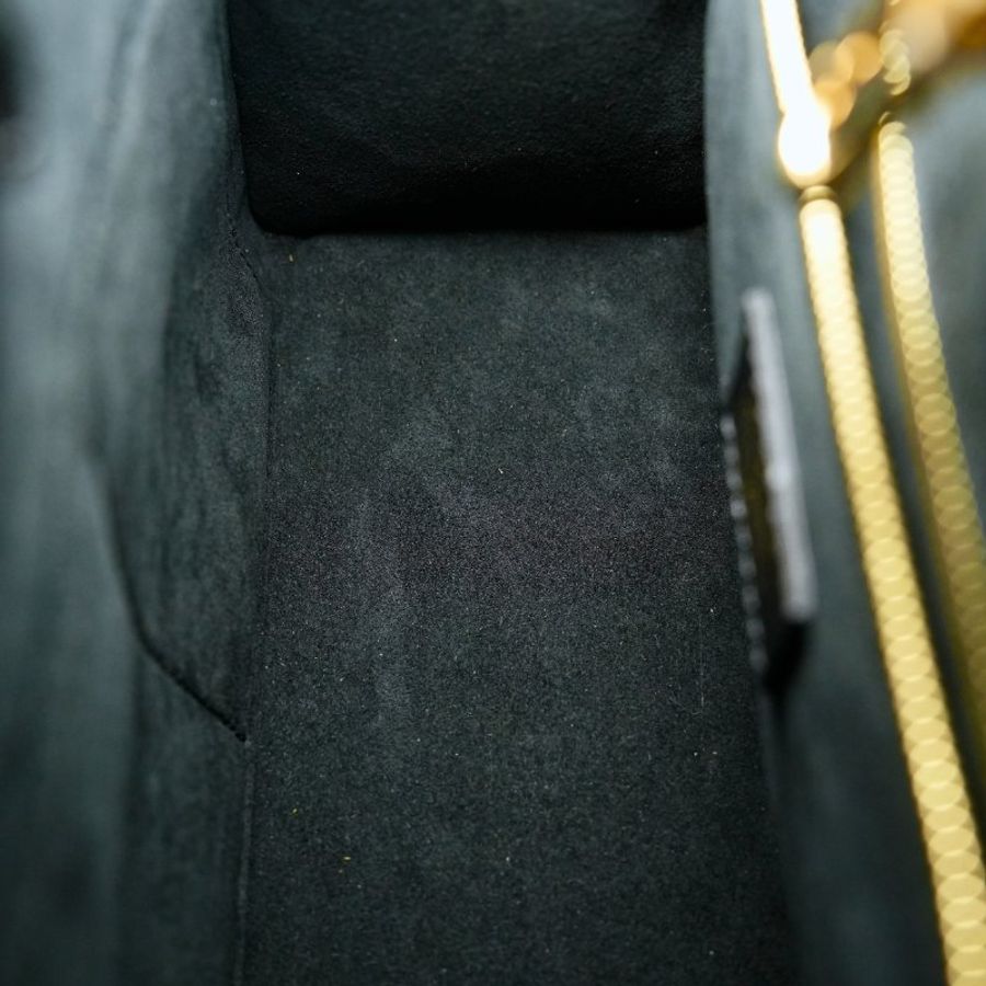 LouisVuitton/路易威登 黑色牛皮壓紋ONTHEGO PM 托特包 M45595-7