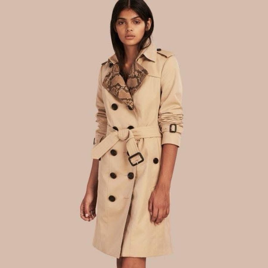BURBERRY英國黑標蜜色風衣UK8-0