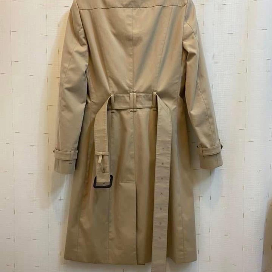 BURBERRY英國黑標蜜色長風衣洋裝UK4-2