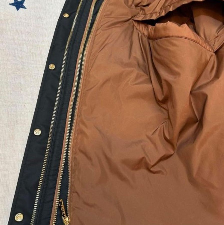 BURBERRY英國黑標黑色兩件式連帽斗篷XS/S-8