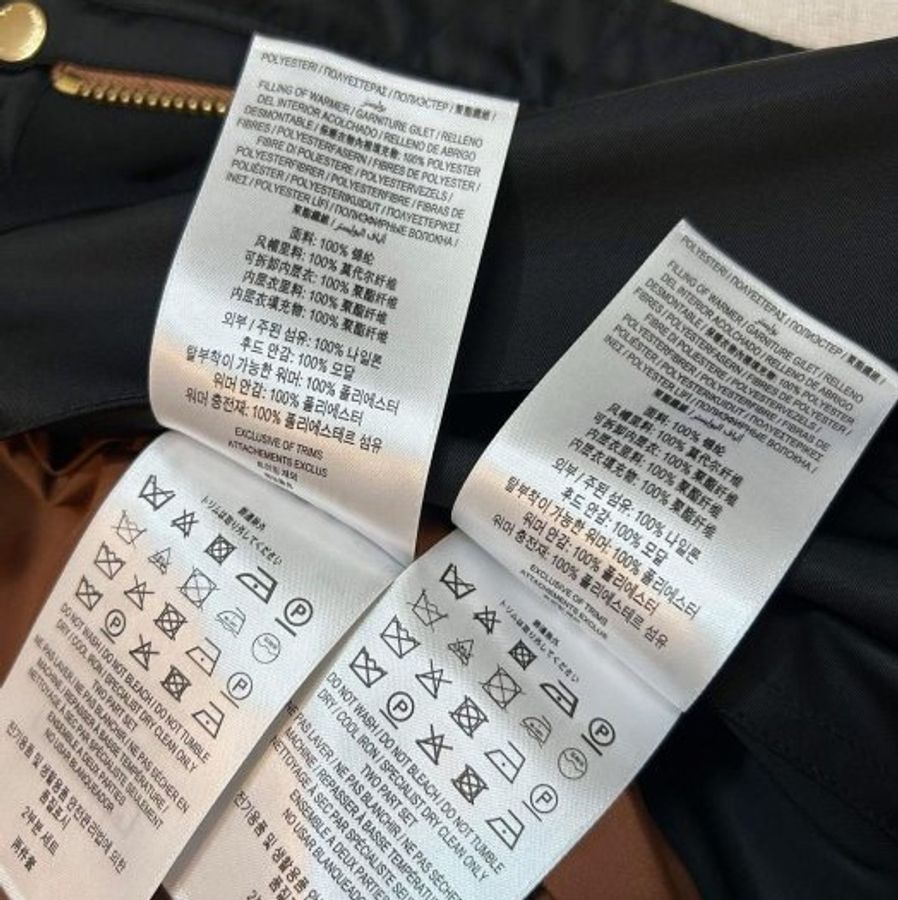 BURBERRY英國黑標黑色兩件式連帽斗篷XS/S-14