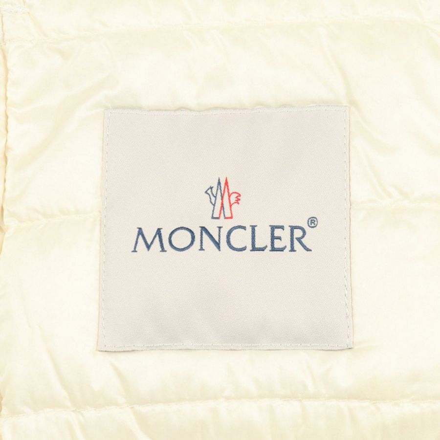 MONCLER LANS 尼龍羽絨外套 米色 #00 二手女款-2