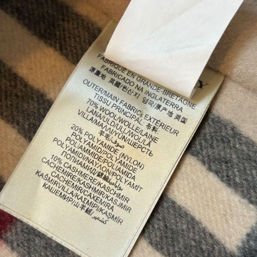 BURBERRY 英國黑標格紋內搭背心UK8-8