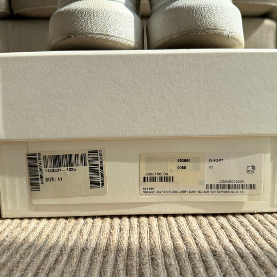 Alexander McQueen 藍尾小白鞋 EU41 休閒鞋 厚底-6