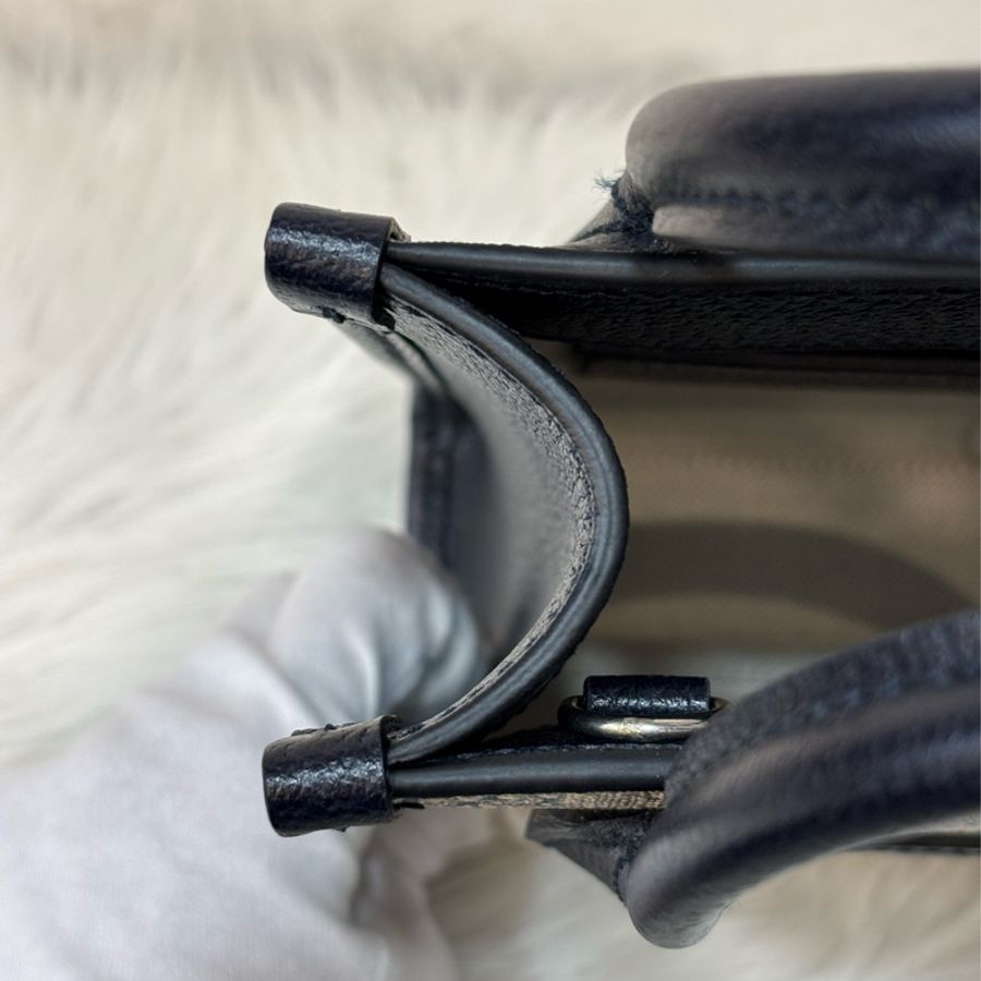 GUCCI 671623 Mini tote bag GG 字紋 老花 手提包 斜背包 琴譜包-15