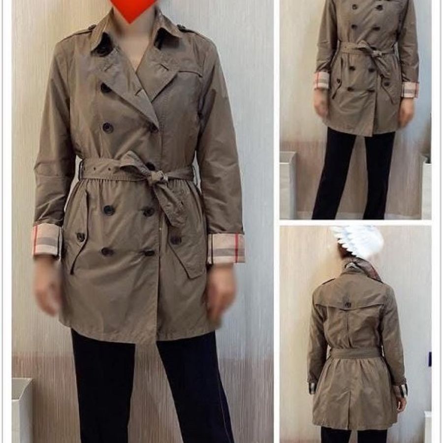 BURBERRY英國BRIT輕盈風衣UK10-0
