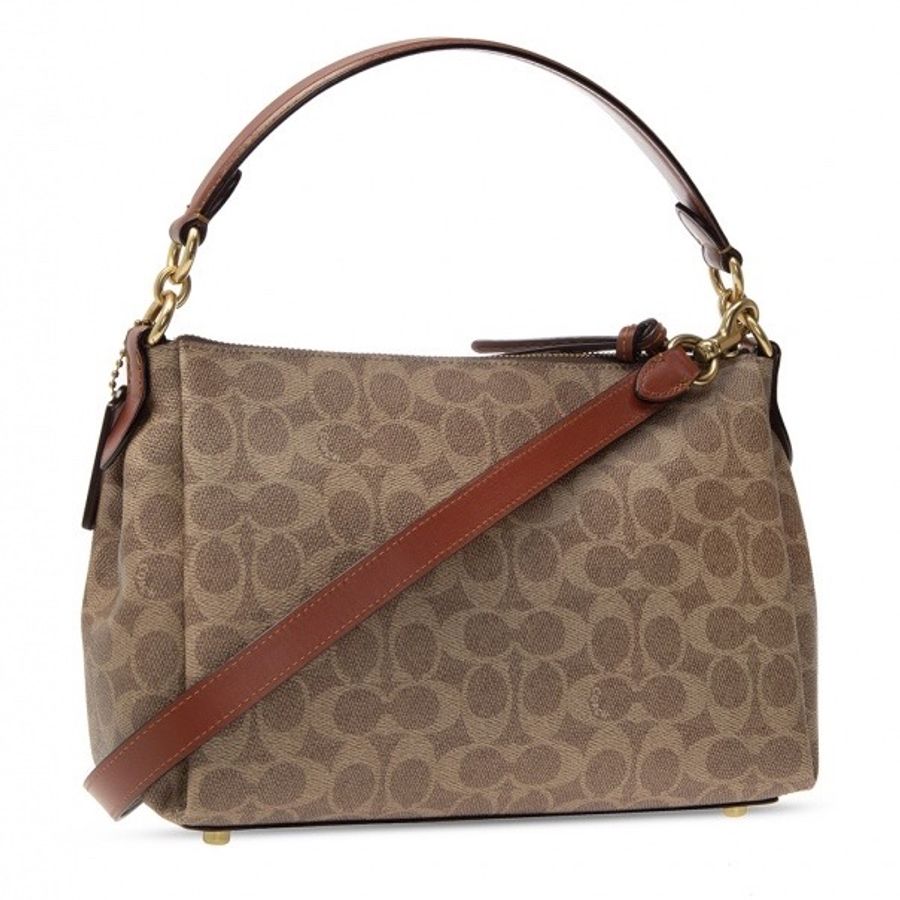 Coach 女士 SHAY 印花手提包均碼碼長：35.5CM，寬：14.4CM，高：24CM-2