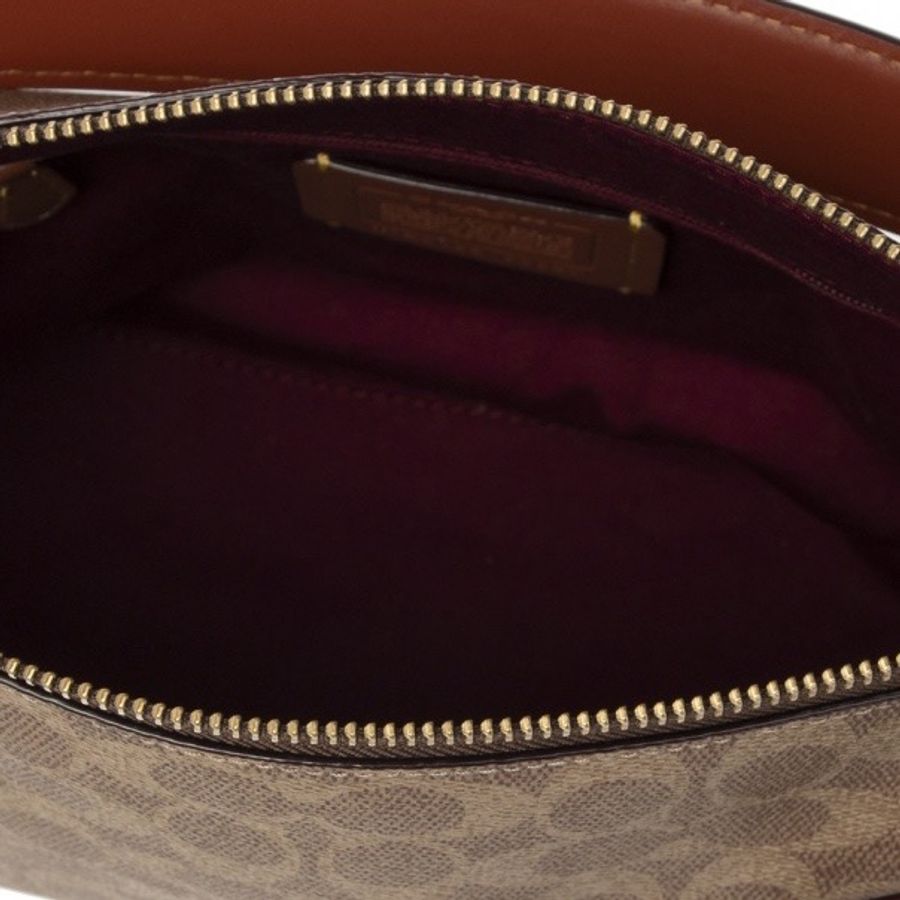 Coach 女士 SHAY 印花手提包均碼碼長：35.5CM，寬：14.4CM，高：24CM-4