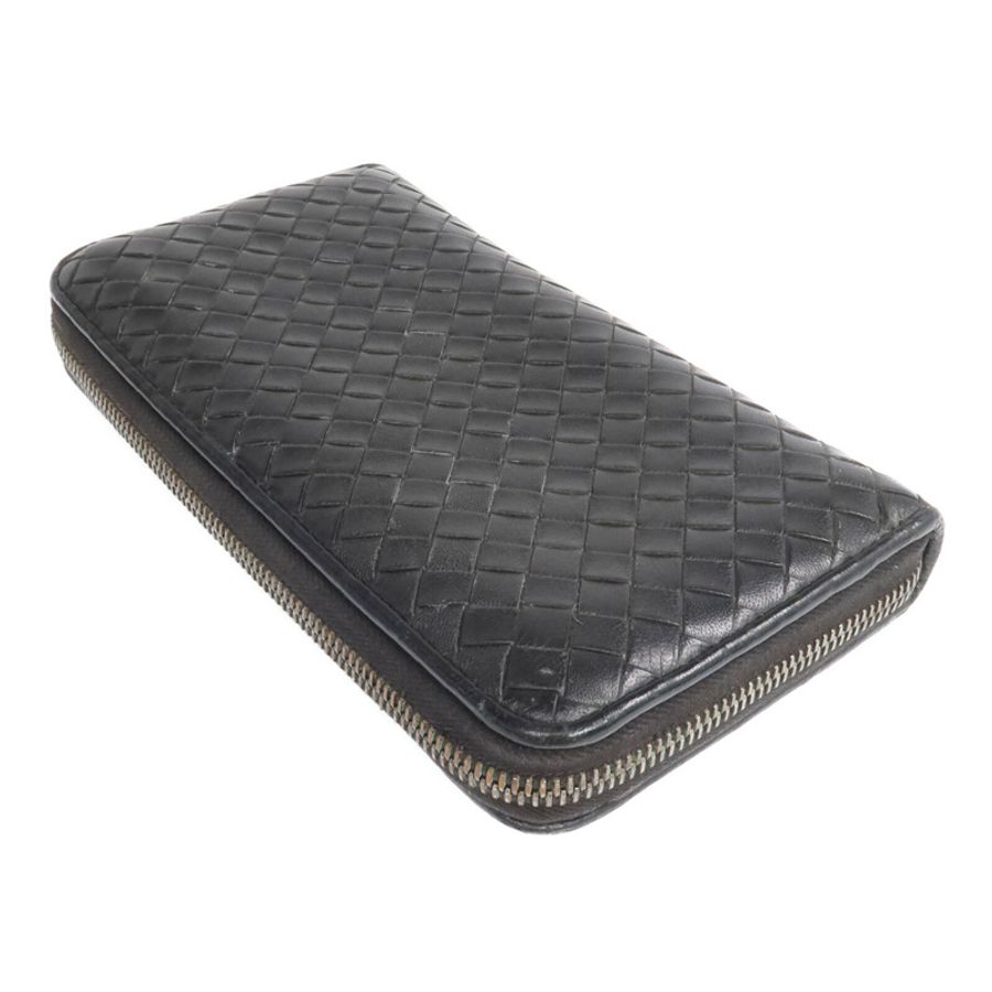 BOTTEGA VENETA 織紋皮革Long Wallet長錢包-4