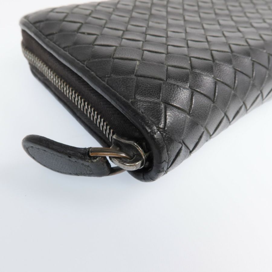 BOTTEGA VENETA 織紋皮革Long Wallet長錢包-7