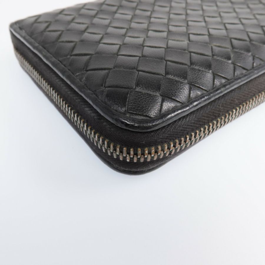 BOTTEGA VENETA 織紋皮革Long Wallet長錢包-8