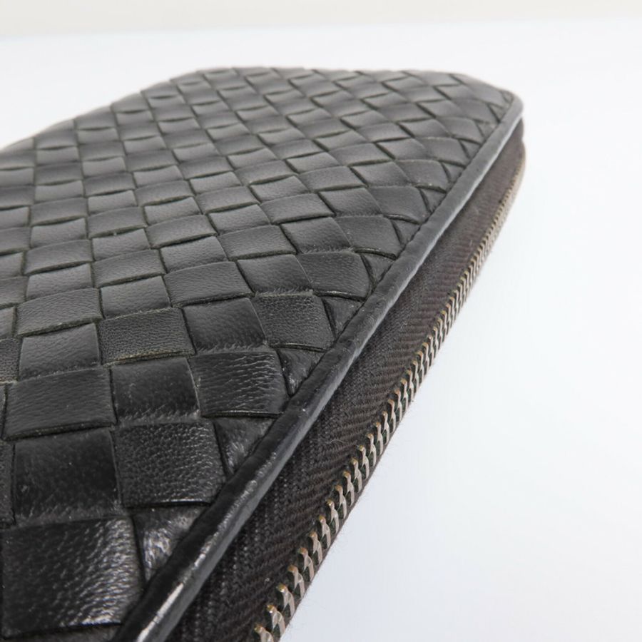 BOTTEGA VENETA 織紋皮革Long Wallet長錢包-11