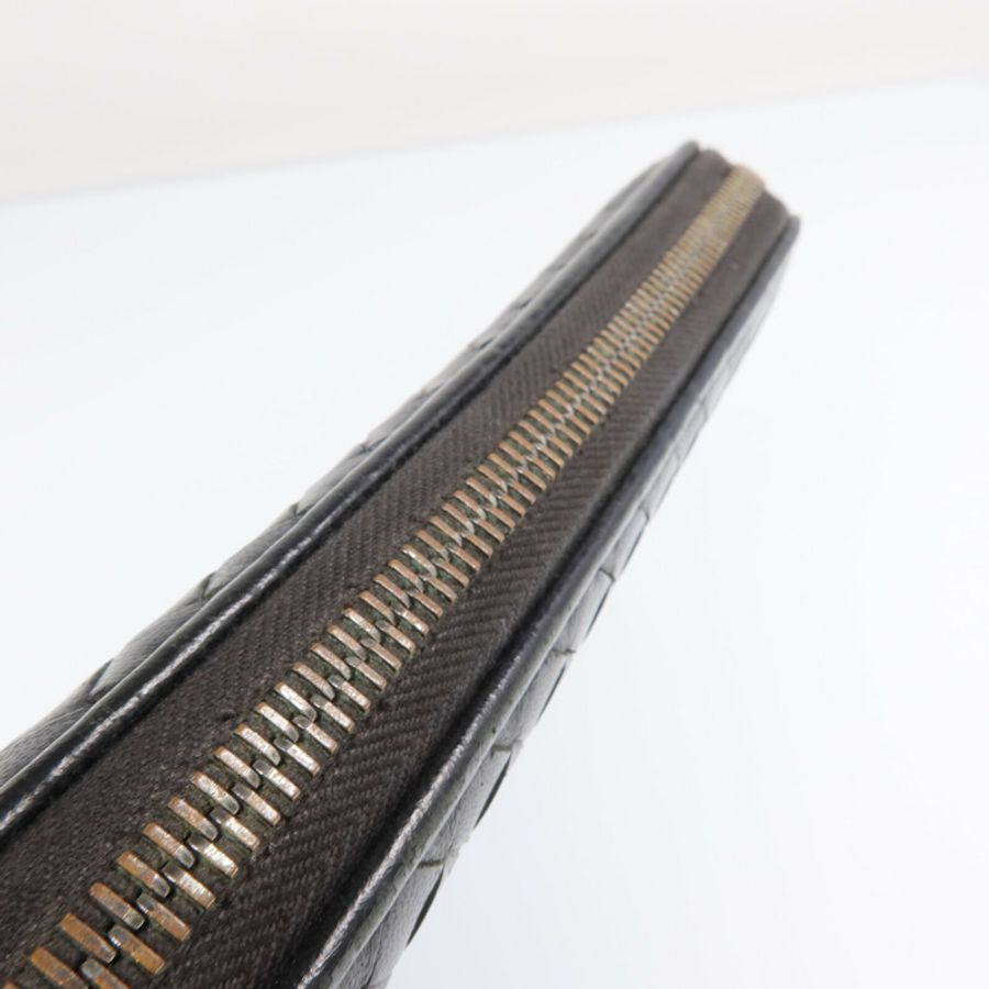 BOTTEGA VENETA 織紋皮革Long Wallet長錢包-13