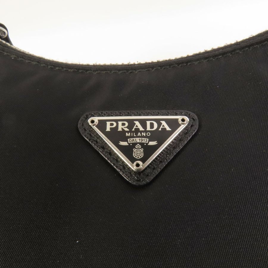 PRADA 尼龍Re-Edition 2005銀扣手挽肩背兩用袋-8