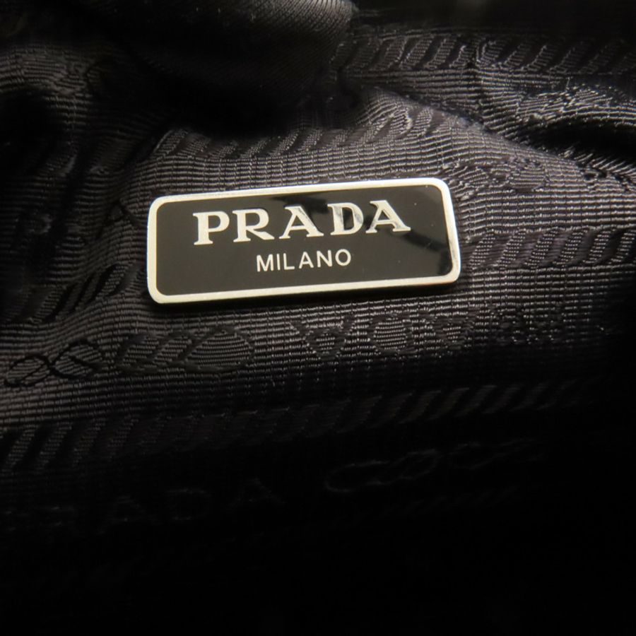 PRADA 尼龍Re-Edition 2005銀扣手挽肩背兩用袋-11