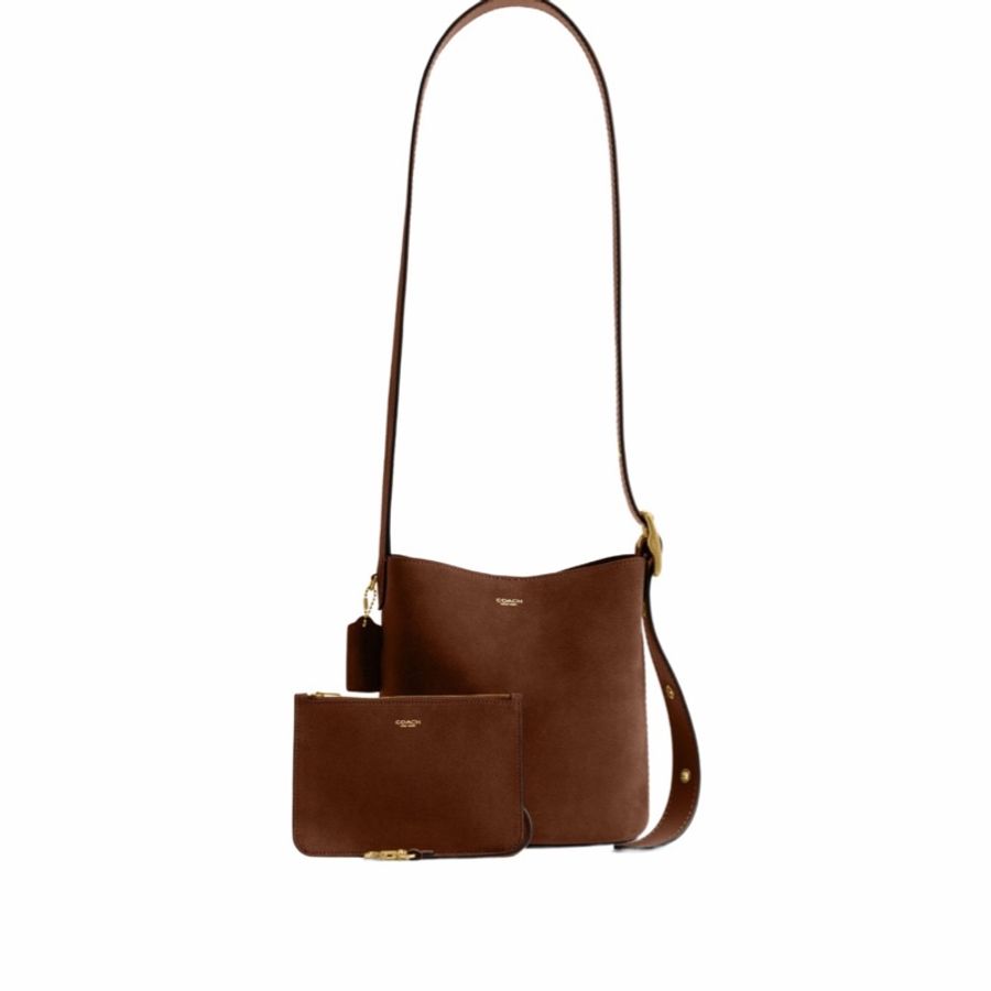 Coach 女士 BLEECKER 水桶包 21均碼碼21cm*12cm*21.5cm-4