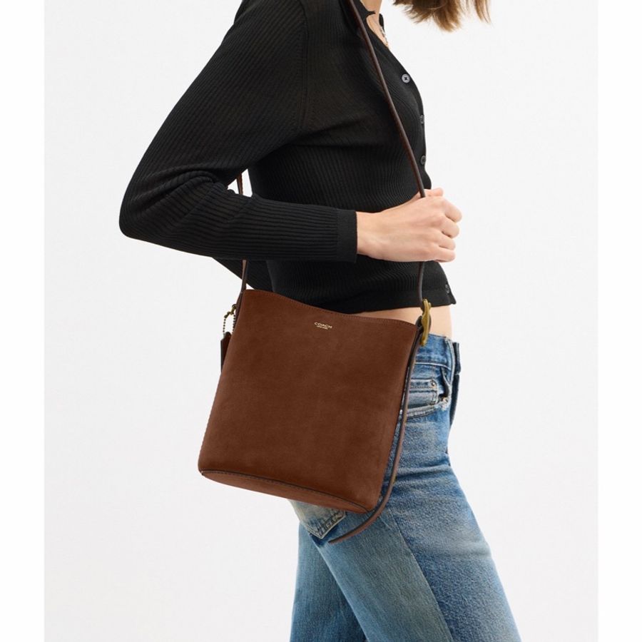 Coach 女士 BLEECKER 水桶包 21均碼碼21cm*12cm*21.5cm-6