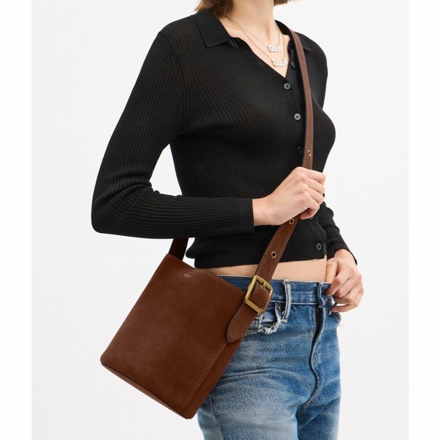 Coach 女士 BLEECKER 水桶包 21均碼碼21cm*12cm*21.5cm-8