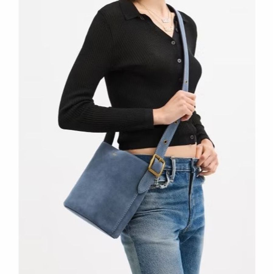 Coach 女士 Bleecker 21 水桶包均碼碼21cm*21.5cm*12cm-4