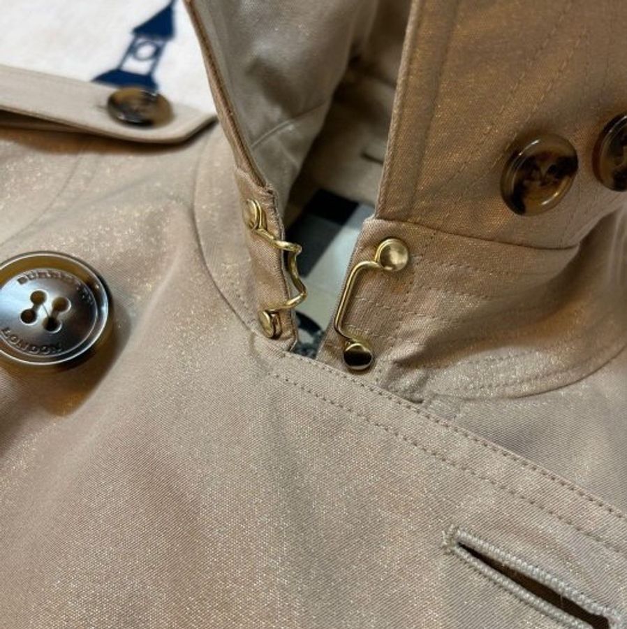 BURBERRY英國閃亮亮風衣UK6-8