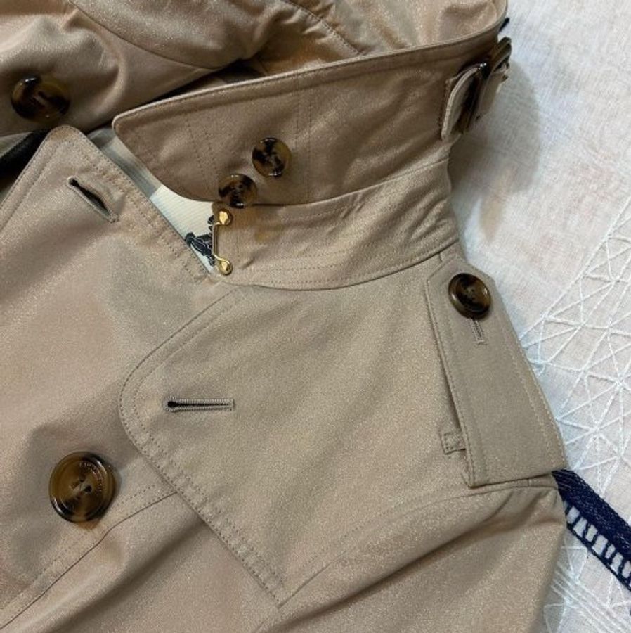 BURBERRY英國閃亮亮風衣UK6-9