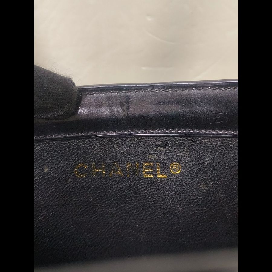 ‼️年中慶降價‼️創新低價只到6/21🎁㊣✨Chanel✨香奈兒 老香 小香 黑色 雷標 鏡面 浮雕 夾層 手提包 果凍包/二手包/二手精品/保證正品🌳二手樹屋🌳-37