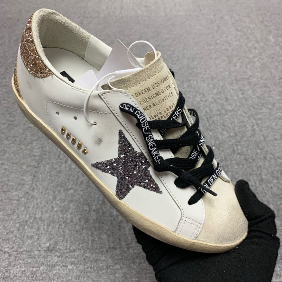 🔥新到貨🔥 Golden Goose Super-Star 皮革圓頭低幫系帶板鞋  GWF00102-F005358-82532 Size 37 38 39-3