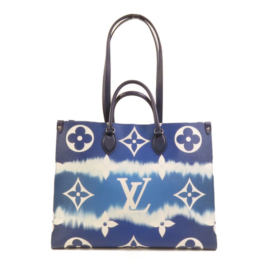 LOUIS VUITTON Monogram Escale On The Go銀扣手挽肩背兩用袋-1
